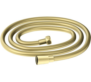 Flexo H 1/2" - H 1/2" 1,20m PVC Oro Cepillado